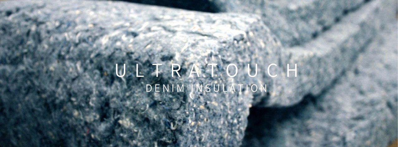 used denim insulation · EMMy – Ecological material mini library